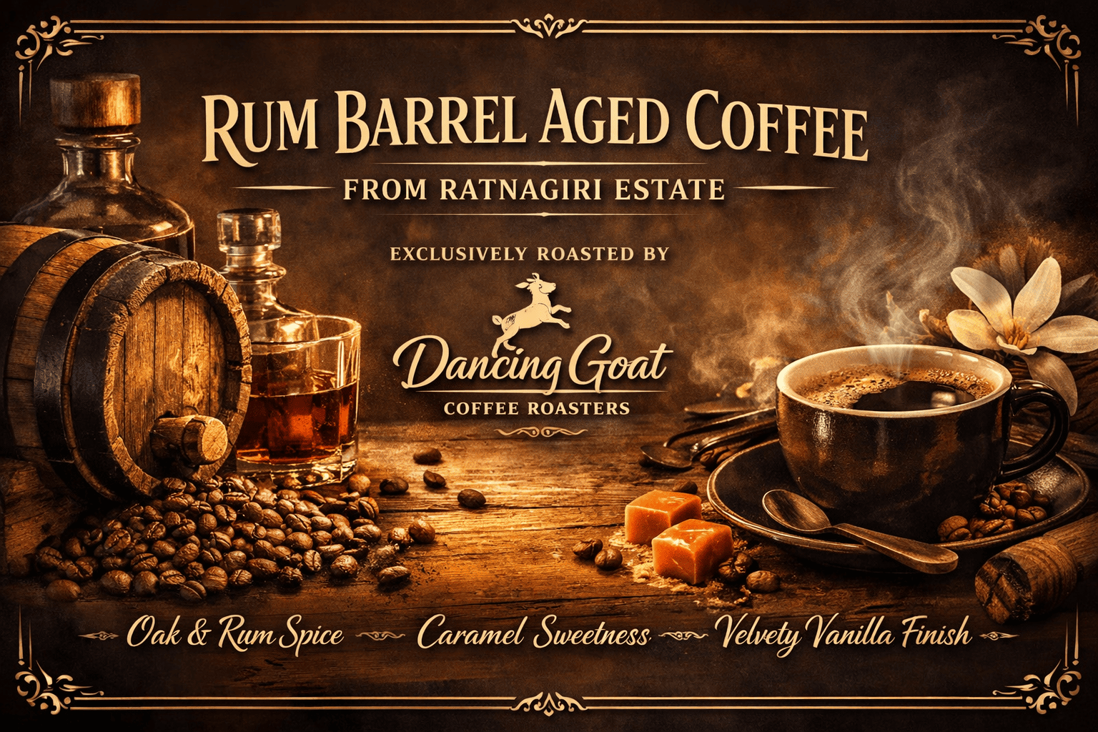 An Exclusive Offering by Dancing Goat Coffee Roasters